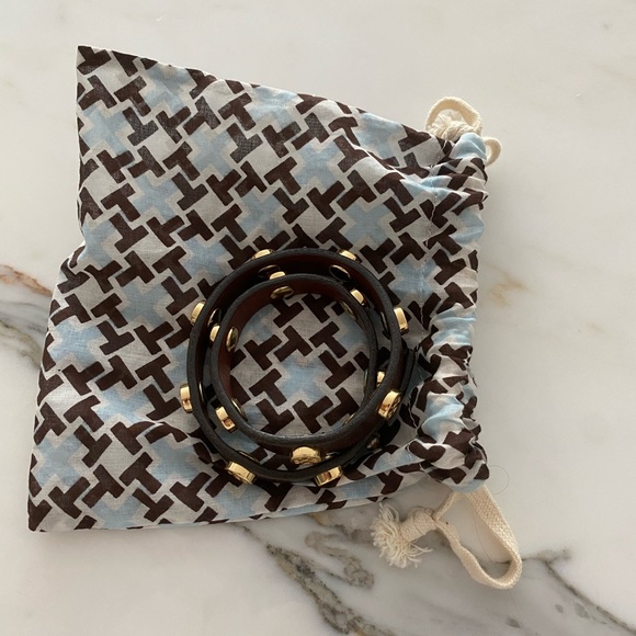 TORY BURCH wrap leather bracelet - Picture 5 of 8